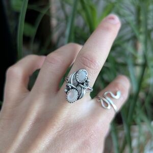 Vintage native style sterling ring